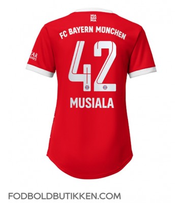 Bayern Munich Jamal Musiala #42 Hjemmebanetrøje Dame 2022-23 Kortærmet